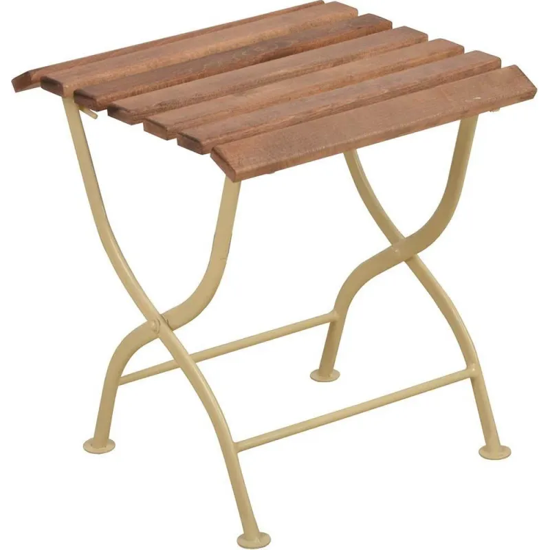 Desserte en bois et métal