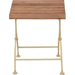 Desserte en bois et métal