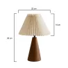Lampe à poser en bois et PVC Serenity