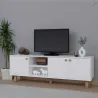 Meuble TV 3 portes en aggloméré Bohemian