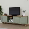 Meuble TV 3 portes en aggloméré Bohemian