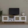 Meuble TV 3 portes en aggloméré Bohemian