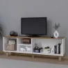 Meuble TV 3 portes en aggloméré Bohemian