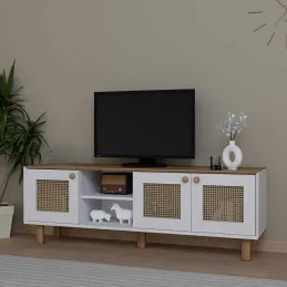 Meuble TV 3 portes en aggloméré Bohemian