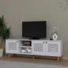 Meuble TV 3 portes en aggloméré Bohemian