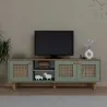 Meuble TV 3 portes en aggloméré Bohemian