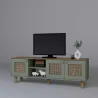 Meuble TV 3 portes en aggloméré Bohemian