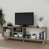 Meuble TV 3 portes en aggloméré Bohemian