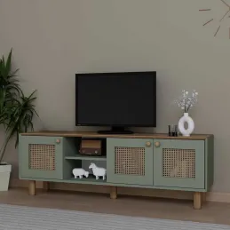Meuble TV 3 portes en aggloméré Bohemian