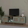 Meuble TV 3 portes en aggloméré Bohemian