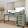 Bureau avec tiroirs en aggloméré Working