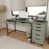 Bureau avec tiroirs en aggloméré Working
