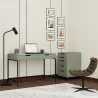 Bureau avec tiroirs en aggloméré Working