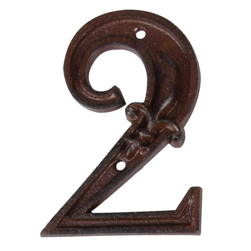 Numéro de maison en fonte