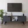 Meuble TV 2 portes en aggloméré Siena