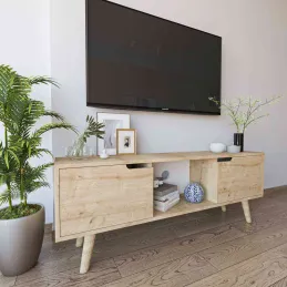 Meuble TV 2 portes en aggloméré Siena