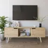 Meuble TV 2 portes en aggloméré Siena