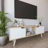 Meuble TV 2 portes en aggloméré Siena
