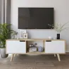 Meuble TV 2 portes en aggloméré Siena