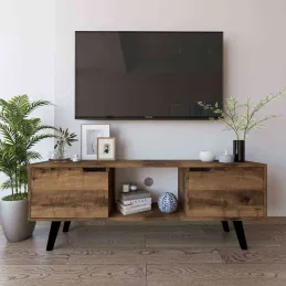 Meuble TV 2 portes en aggloméré Siena