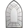 Grand miroir fenêtre en métal