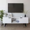 Meuble TV 2 portes en aggloméré Siena
