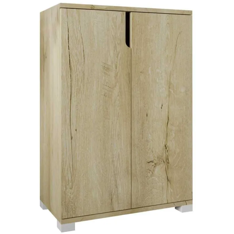 Meuble à chaussures 2 portes en aggloméré Venedik