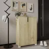 Meuble à chaussures 2 portes en aggloméré Venedik