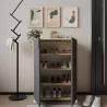 Meuble à chaussures 2 portes en aggloméré Venedik