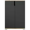 Meuble à chaussures 2 portes en aggloméré Venedik