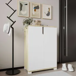 Meuble à chaussures 2 portes en aggloméré Venedik