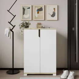 Meuble à chaussures 2 portes en aggloméré Venedik