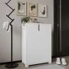 Meuble à chaussures 2 portes en aggloméré Venedik