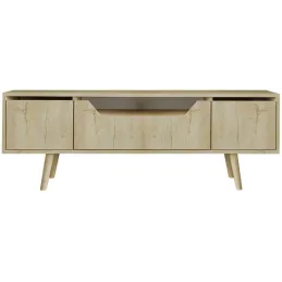 Meuble TV en aggloméré 150 x 29.8 x 53 cm Roma