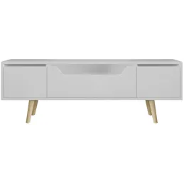 Meuble TV en aggloméré 150 x 29.8 x 53 cm Roma