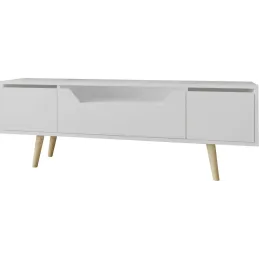 Meuble TV en aggloméré 150 x 29.8 x 53 cm Roma