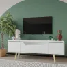 Meuble TV en aggloméré 150 x 29.8 x 53 cm Roma