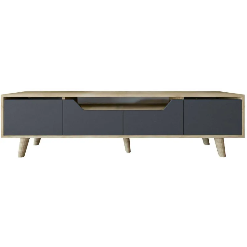 Meuble TV en aggloméré 180 x 29.8 x 48 cm Roma
