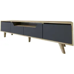 Meuble TV en aggloméré 180 x 29.8 x 48 cm Roma