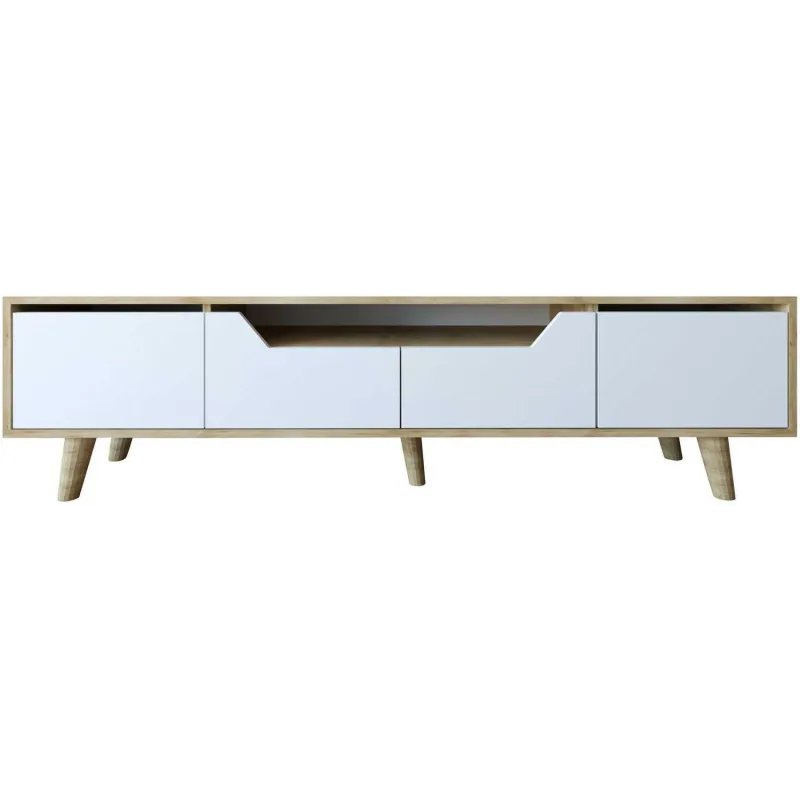 Meuble TV en aggloméré 180 x 29.8 x 48 cm Roma