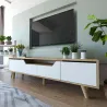 Meuble TV en aggloméré 180 x 29.8 x 48 cm Roma