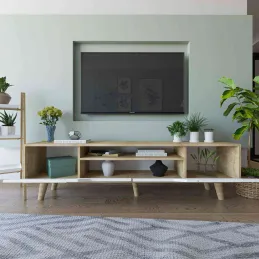 Meuble TV en aggloméré 180 x 29.8 x 48 cm Roma