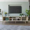 Meuble TV en aggloméré 180 x 29.8 x 48 cm Roma