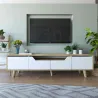 Meuble TV en aggloméré 180 x 29.8 x 48 cm Roma