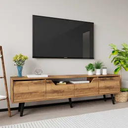 Meuble TV en aggloméré 180 x 29.8 x 48 cm Roma