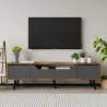Meuble TV en aggloméré 180 x 29.8 x 48 cm Roma