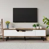 Meuble TV en aggloméré 180 x 29.8 x 48 cm Roma