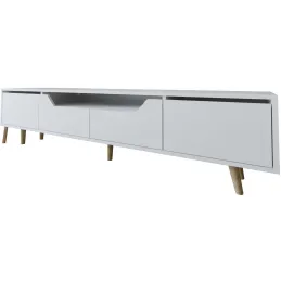 Meuble TV en aggloméré 180 x 29.8 x 48 cm Roma
