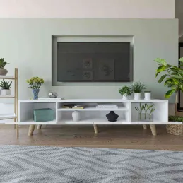 Meuble TV en aggloméré 180 x 29.8 x 48 cm Roma