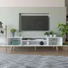 Meuble TV en aggloméré 180 x 29.8 x 48 cm Roma